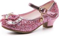 je gou wedding bridesmaids glitter princess girls' shoes ~ flats логотип