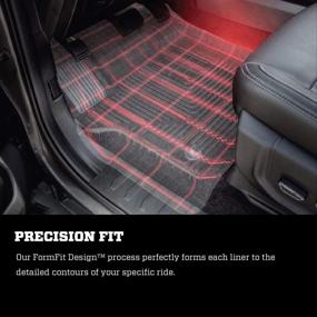 img 2 attached to 🚗 Husky Liners - 99012 Dodge Ram 1500 Quad Cab Floor Mats Grey, Fit 2009-2018 and 2019 Classic Quad Cab, Weatherbeater Front & 2nd Seat