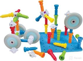 img 3 attached to 🧱 Lauri Action-Stackers Little Builder Set: Engaging PlayMonster Toy for Creative Fun!