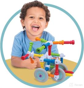 img 1 attached to 🧱 Lauri Action-Stackers Little Builder Set: Engaging PlayMonster Toy for Creative Fun!