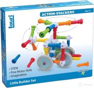 🧱 lauri action-stackers little builder set: engaging playmonster toy for creative fun! logo