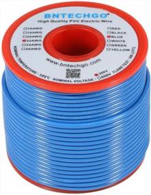 img 3 attached to BNTECHGO 22 Gauge PVC 1007 Electric Wire Blue 100 Ft 22 AWG 1007 Hook Up Stranded Copper Wire