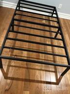 img 1 attached to Effortless Assembly With Heavy-Duty GreenForest Queen Bed Frame: No Screws, No Box Spring Required! review by Jason Tinnen