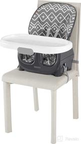 img 4 attached to 🪑 Fisher-Price Deluxe High Chair – Gray Tribal, Convertible Infant-to-Toddler Dining Chair and Booster Seat with Hassle-Free Cleaning Options