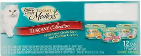 img 2 attached to 🍽️ Fancy Feast Elegant Medleys, Tuscany Collection Variety Pack - 3 Flavors (12-pack; 3 oz each)