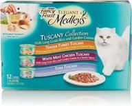 🍽️ fancy feast elegant medleys, tuscany collection variety pack - 3 flavors (12-pack; 3 oz each) логотип