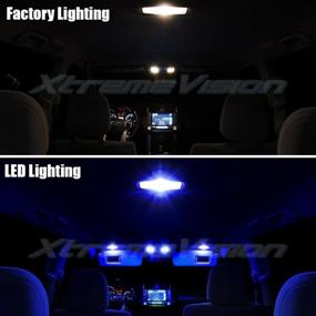 img 2 attached to 🔌 Enhanced Lighting Upgrade for Toyota Tundra 2007-2013: 14-Piece Blue LED Interior Kit including Installation Tool