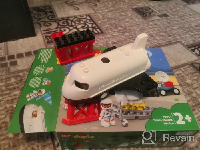 img 1 attached to 🚀 New 2021 LEGO DUPLO Town Space Shuttle Mission 10944 Building Toy: Creative Learning Playset with Space Shuttle (23 Pieces) review by Aneta Budziska ᠌
