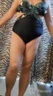 img 1 attached to Show Off Your Style With OMKAGI'S Sexy High Waisted Monokini Swimsuits For Women review by Lisa Simmons