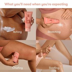 img 3 attached to Complete Skincare Set For Pregnancy Body Relief - Targets Stretch Marks, Dryness, Swelling, And Chafing - 4 Pieces