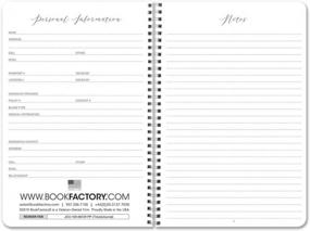img 3 attached to Document Your Travels With BookFactory'S 100-Page Travel Journal And Itinerary Log Book