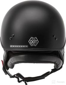 img 3 attached to 🏍️ GMAX HH-65 Full Face Motorcycle Helmet (Matte Black, Size Large)