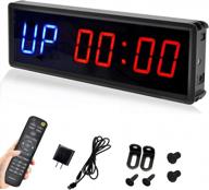 btbsign led timer for home gym fitness with count-down/up, stopwatch, and remote control logo