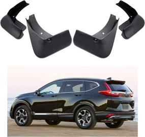 img 4 attached to 🚗 MOERTIFEI Car Mudguards for Honda CR-V CRV 2017-2022, Fender Mud Flaps Splash Guards