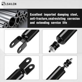 img 1 attached to Upgrade Your Chevy Suspension: LSAILON Front Strut Shocks Absorbers For Silverado, Suburban, And Tahoe