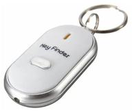 keychain /whistle-responsive, built-in led, glows in the dark /keychain with whistle search/white логотип