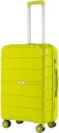 polypropylene suitcase l "case singapore (size m), green logo