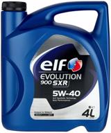 синтетическое моторное масло elf evolution 900 sxr 5w-40, 4 л, 1 шт логотип