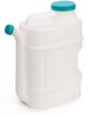 canister alternative barrel with drain м1282, 20 l, white logo
