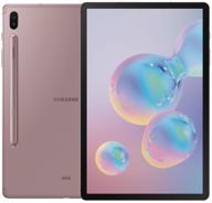 10.5" tablet samsung galaxy tab s6 10.5 sm-t865 (2019), 6/128 gb, wi-fi + cellular, stylus, android 9.0, gold logo