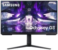 27" монитор samsung odyssey g3 s27ag320nm, 1920x1080, 165 гц, *va, черный логотип