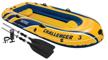 inflatable boat intex challenger-3 (68370) yellow logo