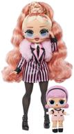 игровой набор l.o.l. surprise o.m.g. winter chill big wig fashion doll & madame queen doll 27 см 570264 черный логотип