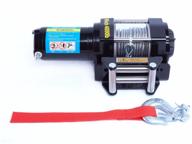 electric winch 12v electric winch 4000lbs / 1814 kg, steel cable logo