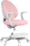 computer chair anatomica arriva plus for children, upholstery: textile, color: light pink logo