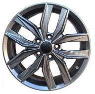 wheel disk k&k ks774 7х17/5х114.3 d67.1 et50, 11 kg, dark platinum логотип