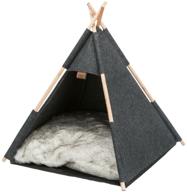 bed-cave tipi, trixie (goods for animals, 55 x 65 x 55 cm, anthracite, 36275) logo