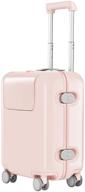 xiaomi ninetygo детский чемодан 17, розовый логотип