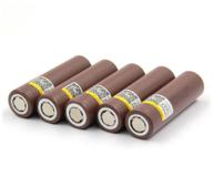 battery li-ion 3000 mah 3.7 v liitokala hg2 18650 unprotected, pack: 5 pcs. logo