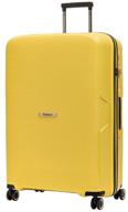 robinzon suitcase, polypropylene, 106 l, size l, sunflower yellow logo
