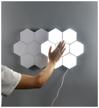 touch wall light, hexagon, hexagonal, honeycomb, hexagonal, modular light, led module light, 2700k logo