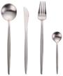 xiaomi cutlery set maison maxx stainless steel modern flatware 4 piece silver 1 4 pcs logo