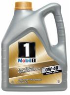 synthetic engine oil mobil 1 fs 0w-40, 4 l, 4 kg logo