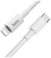 cable hoco x56 new original, usb type-c - lightning, 20w, 1m, white logo