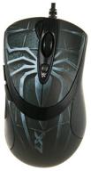 a4tech xl-747h gaming mouse, blue spider logo