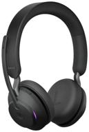 jabra evolve2 65 - usb-c ms teams stereo black logo