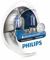 car halogen lamp philips diamond vision 9006dvs2 hb4 55w p22d 5000k 2 pcs. логотип