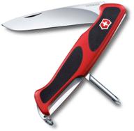 multitool keychain victorinox rangergrip 53 red/black логотип