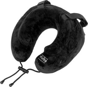 img 4 attached to Neck travel pillow TRVL Pro Black Mvita