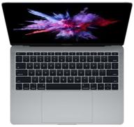 13.3" laptop apple macbook pro 13 mid 2017 2560x1600, intel core i5 7360u 2.3 ghz, ram 8 gb, lpddr3, ssd 128 gb, intel iris plus graphics 640, macos, ru, mpxq2ru/a, space gray logo