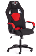 computer chair tetchair driver 22 gaming, upholstery: textile, color: black/red, 2603/tw-08 логотип