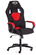computer chair tetchair driver 22 gaming, upholstery: textile, color: black/red, 2603/tw-08 logo