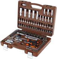 tool kit for car with 12 gr. sockets 1/2"dr and 1/4"dr, 94 pieces ombra omt94s12 logo
