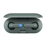 true wireless headphones commo hover earbuds, commo gray logo