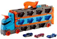 hot wheels city track track truck expressway with car storage gvg37 logo