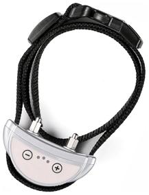 img 4 attached to PaiPaitek PD-258s Electronic Collar, Collar Length 66cm, Neck Circumference 12-55cm, 1 Piece, Black/Silver, S